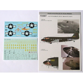 Decals Pin-Up Nose Art Douglas C-47 and Stencils, Part 6 (for Airfix, Italeri, ESCI, Revell kits) 